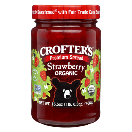 CROFTERS ORGANIC Spread Premium Strawberry, PK6 60067275006511